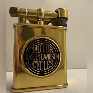 Harvey-Davidson Solid Brass Lighter - new old stock -
